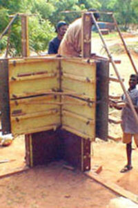 Stabilised Rammed Earth Walls - Auroville Earth Institute