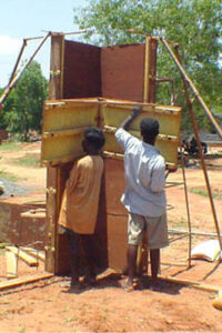 Stabilised Rammed Earth Walls - Auroville Earth Institute